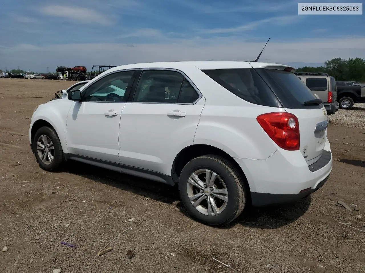 2012 Chevrolet Equinox Ls VIN: 2GNFLCEK3C6325063 Lot: 56991325