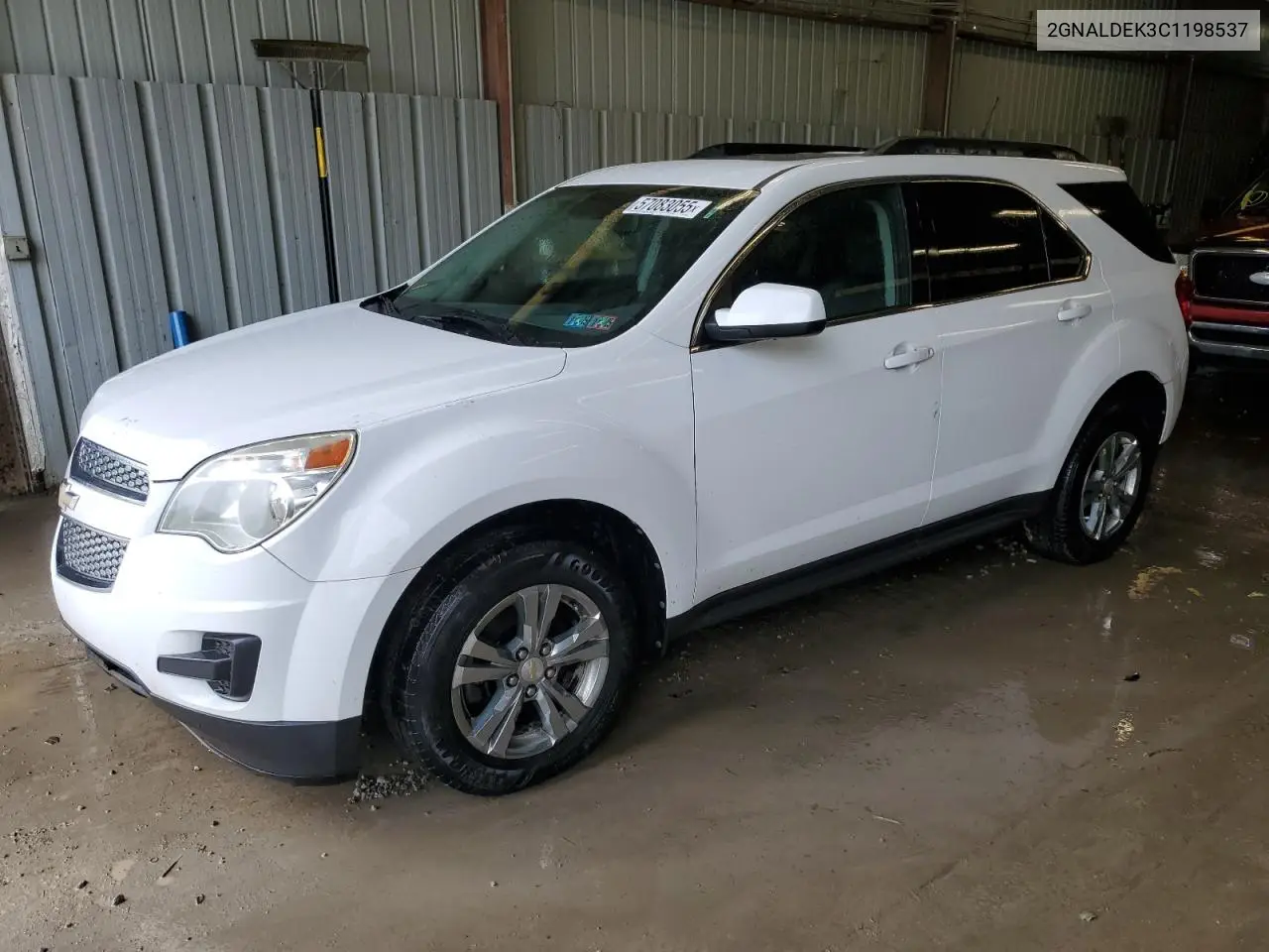 2012 Chevrolet Equinox Lt VIN: 2GNALDEK3C1198537 Lot: 57083055