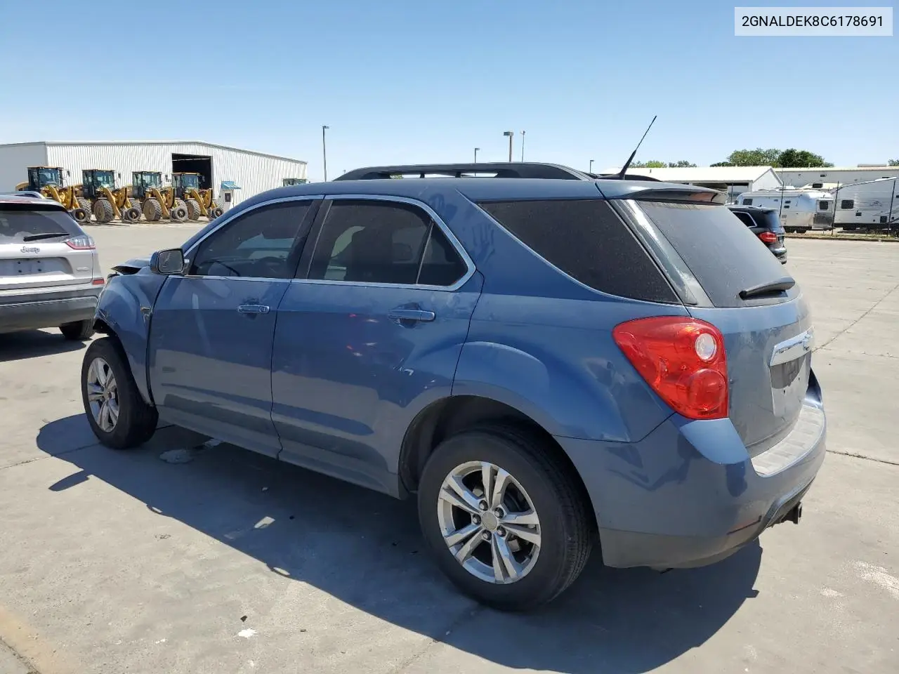 2012 Chevrolet Equinox Lt VIN: 2GNALDEK8C6178691 Lot: 57104155
