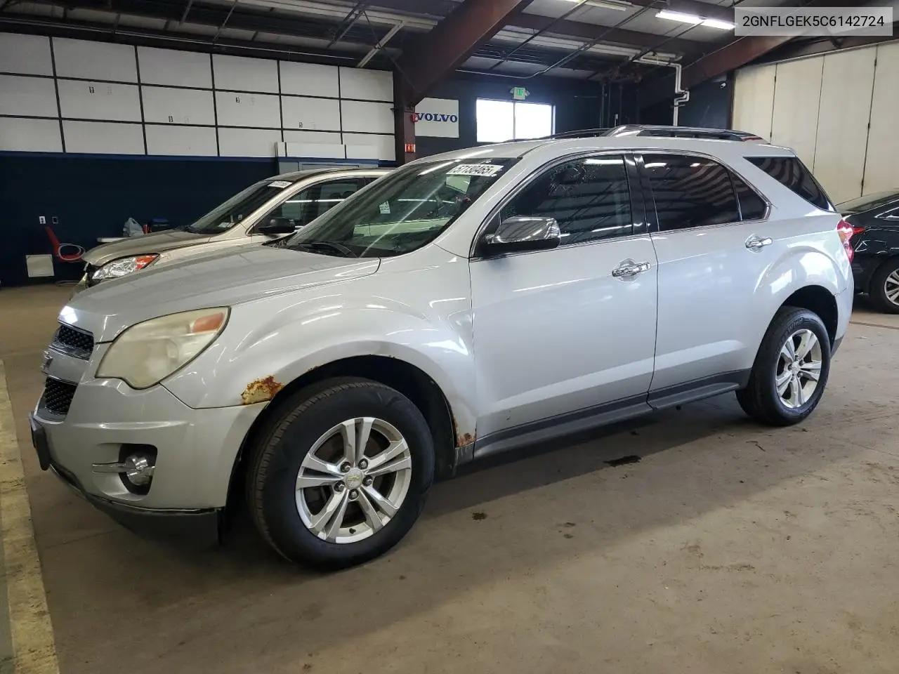 2012 Chevrolet Equinox Ltz VIN: 2GNFLGEK5C6142724 Lot: 57130465