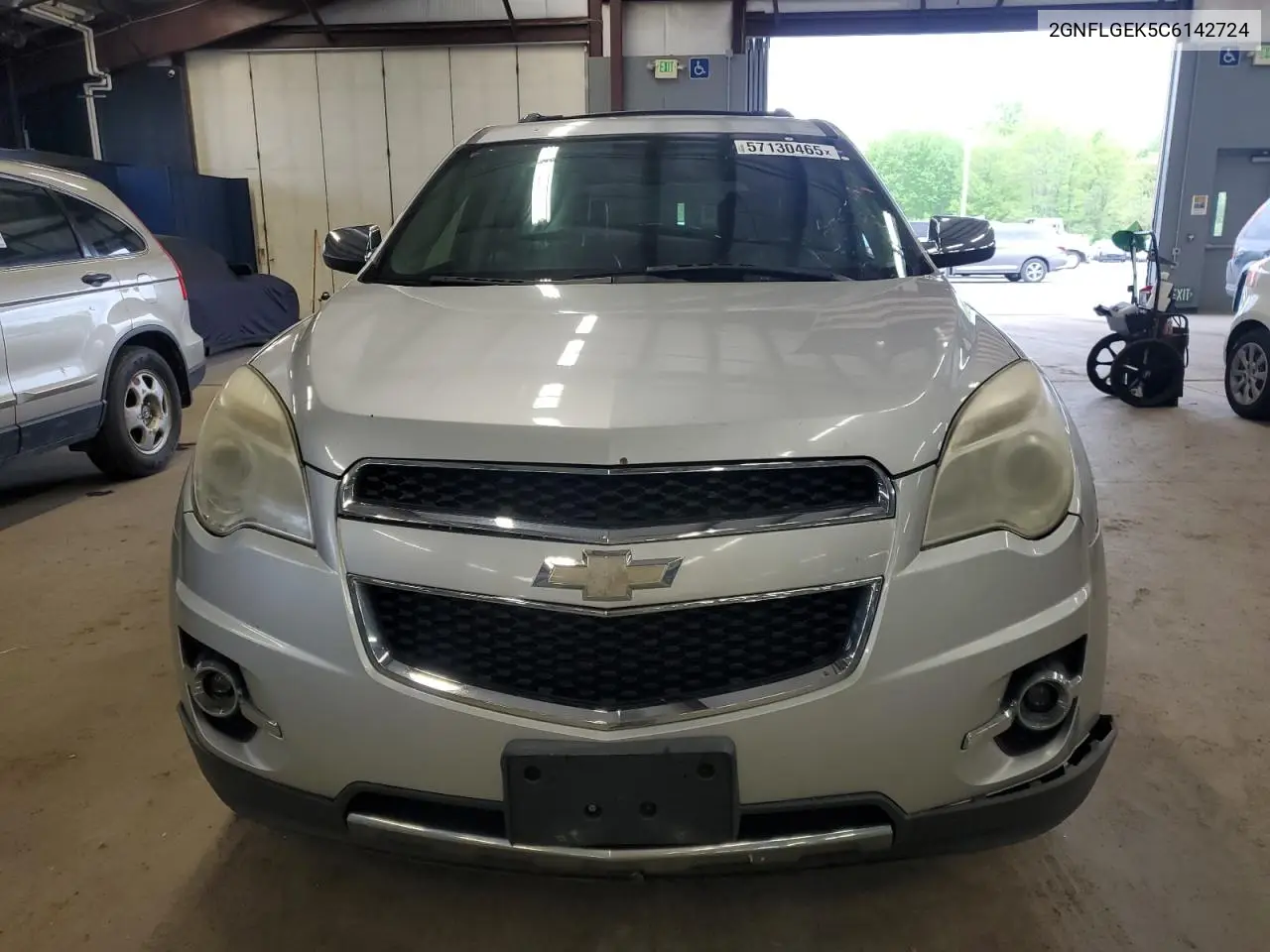 2012 Chevrolet Equinox Ltz VIN: 2GNFLGEK5C6142724 Lot: 57130465