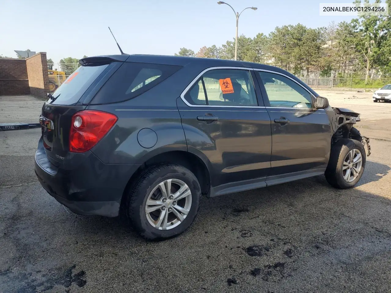 2012 Chevrolet Equinox Ls VIN: 2GNALBEK9C1294256 Lot: 60165485