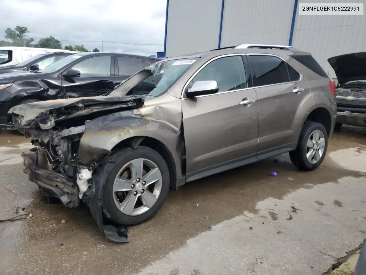 2012 Chevrolet Equinox Ltz VIN: 2GNFLGEK1C6222991 Lot: 61499905