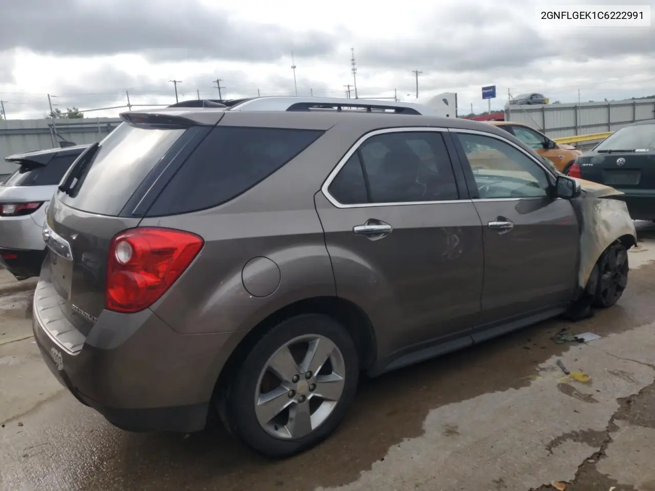 2012 Chevrolet Equinox Ltz VIN: 2GNFLGEK1C6222991 Lot: 61499905