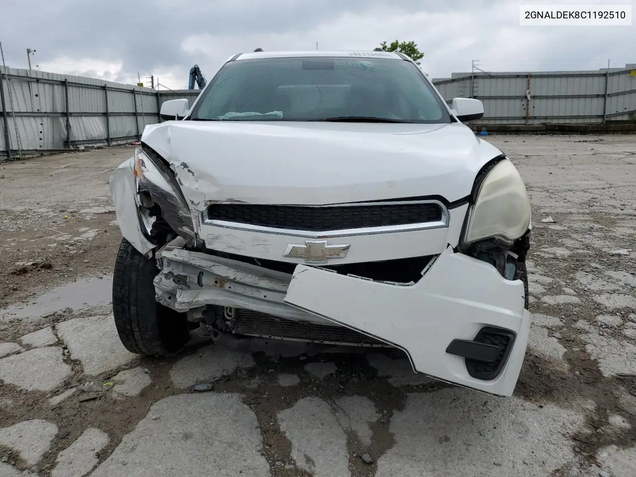 2012 Chevrolet Equinox Lt VIN: 2GNALDEK8C1192510 Lot: 62113465