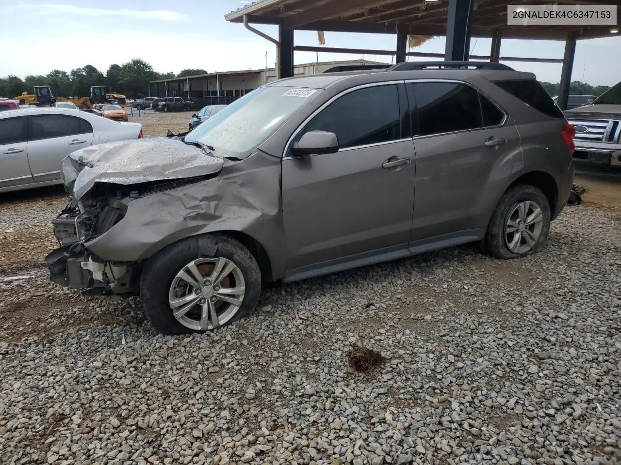 2012 Chevrolet Equinox Lt VIN: 2GNALDEK4C6347153 Lot: 62532275