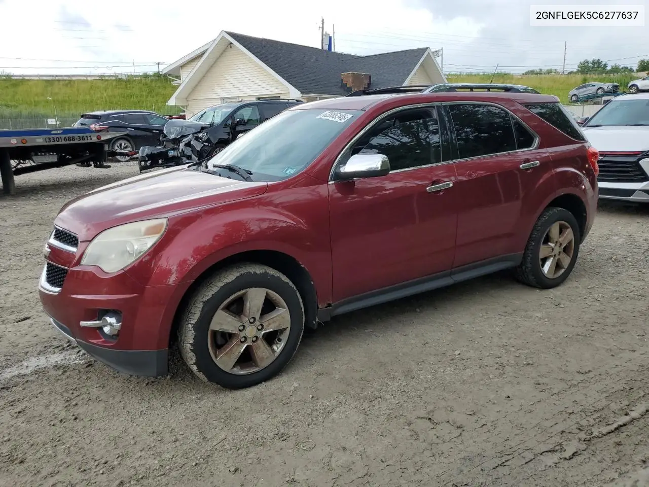 2012 Chevrolet Equinox Ltz VIN: 2GNFLGEK5C6277637 Lot: 62885345