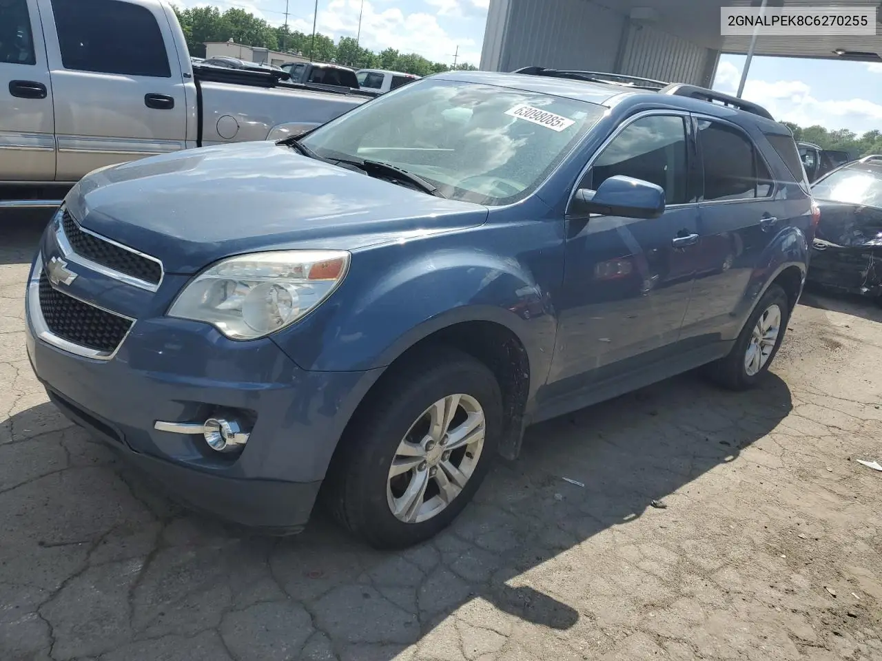 2012 Chevrolet Equinox Lt VIN: 2GNALPEK8C6270255 Lot: 63098085