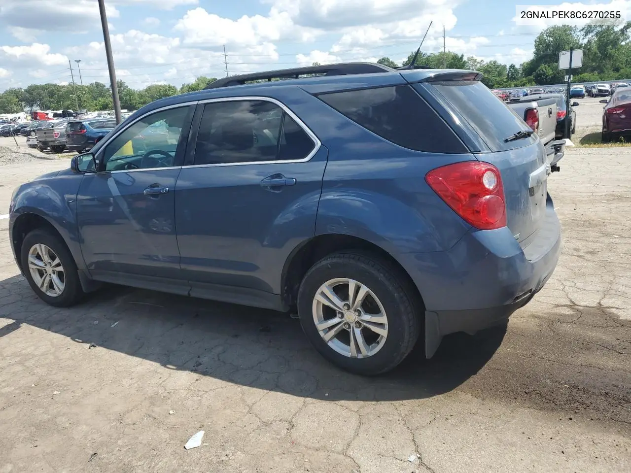 2012 Chevrolet Equinox Lt VIN: 2GNALPEK8C6270255 Lot: 63098085