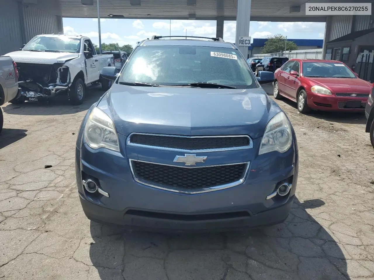 2012 Chevrolet Equinox Lt VIN: 2GNALPEK8C6270255 Lot: 63098085