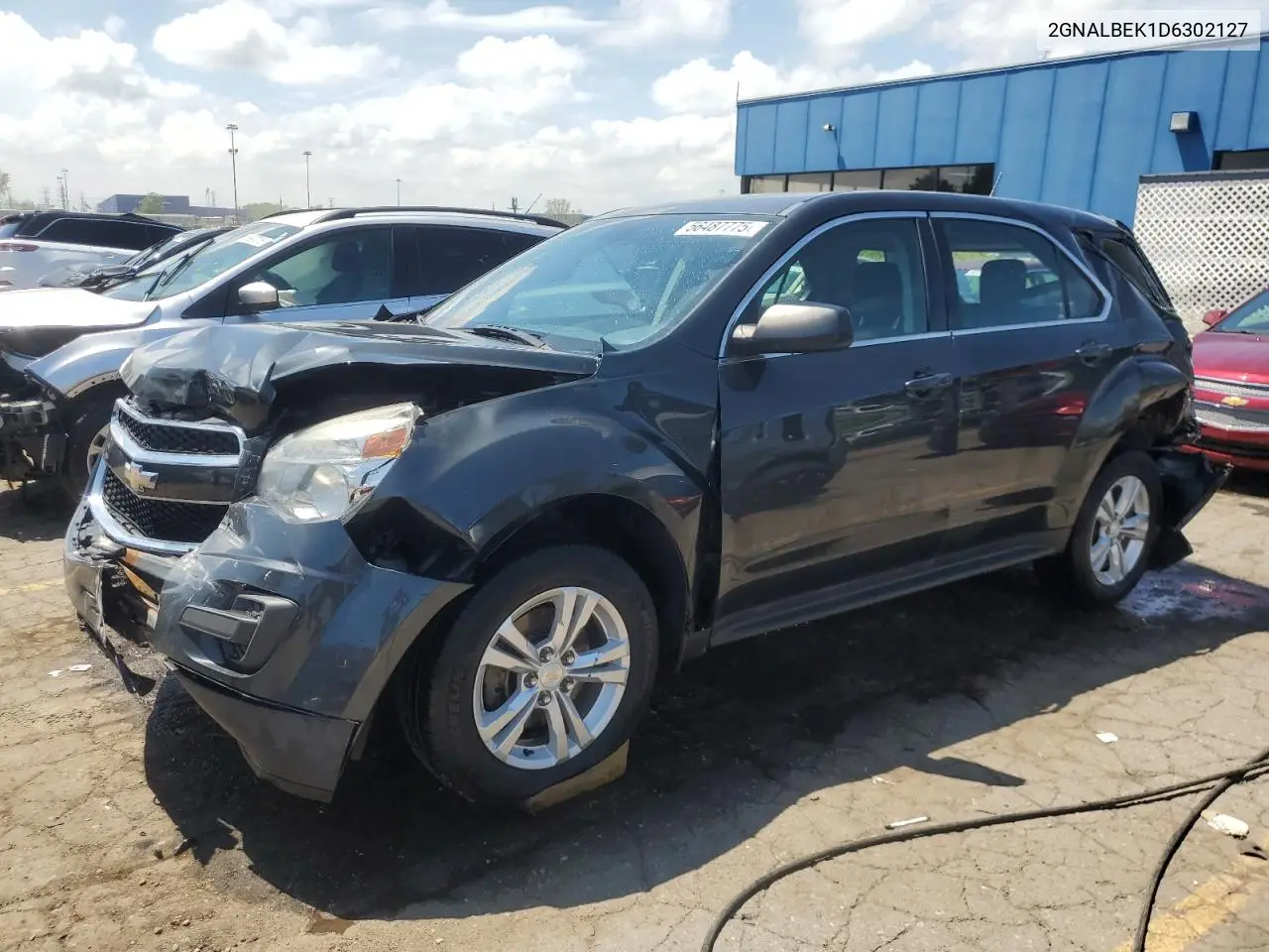 2013 Chevrolet Equinox Ls VIN: 2GNALBEK1D6302127 Lot: 56487775