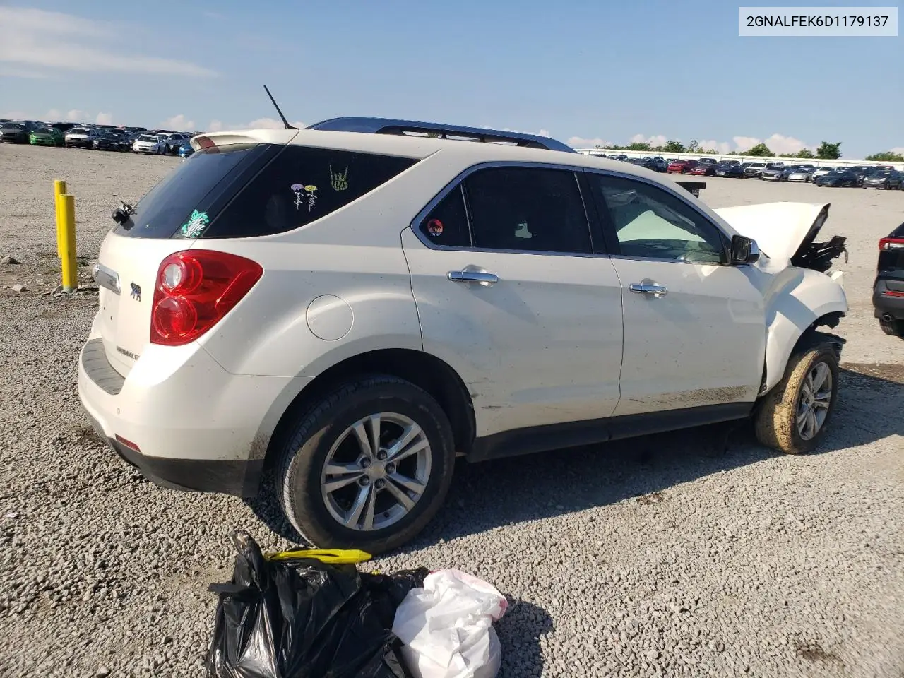 2013 Chevrolet Equinox Ltz VIN: 2GNALFEK6D1179137 Lot: 56837525