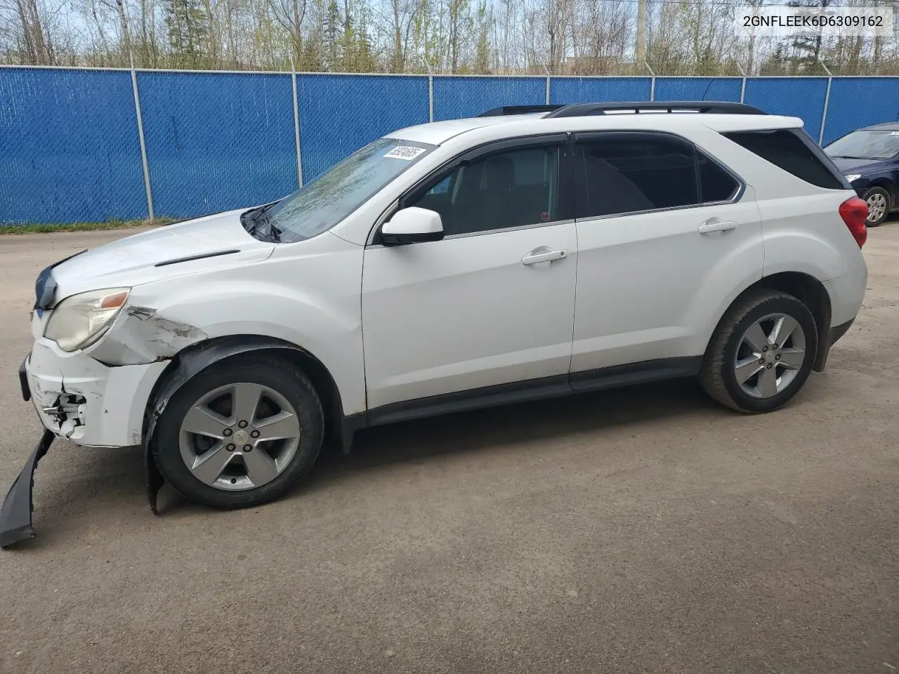 2013 Chevrolet Equinox Lt VIN: 2GNFLEEK6D6309162 Lot: 56924685