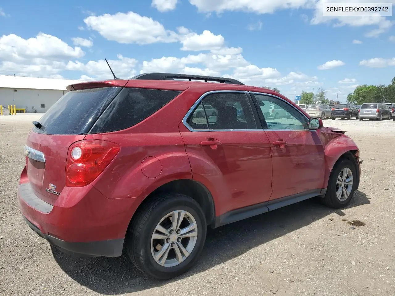 2013 Chevrolet Equinox Lt VIN: 2GNFLEEKXD6392742 Lot: 56967985