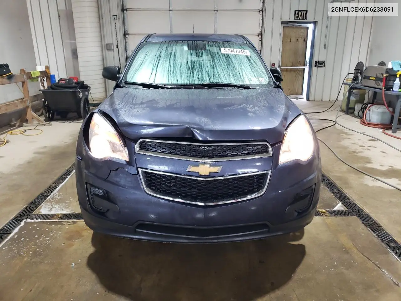 2013 Chevrolet Equinox Ls VIN: 2GNFLCEK6D6233091 Lot: 57041345