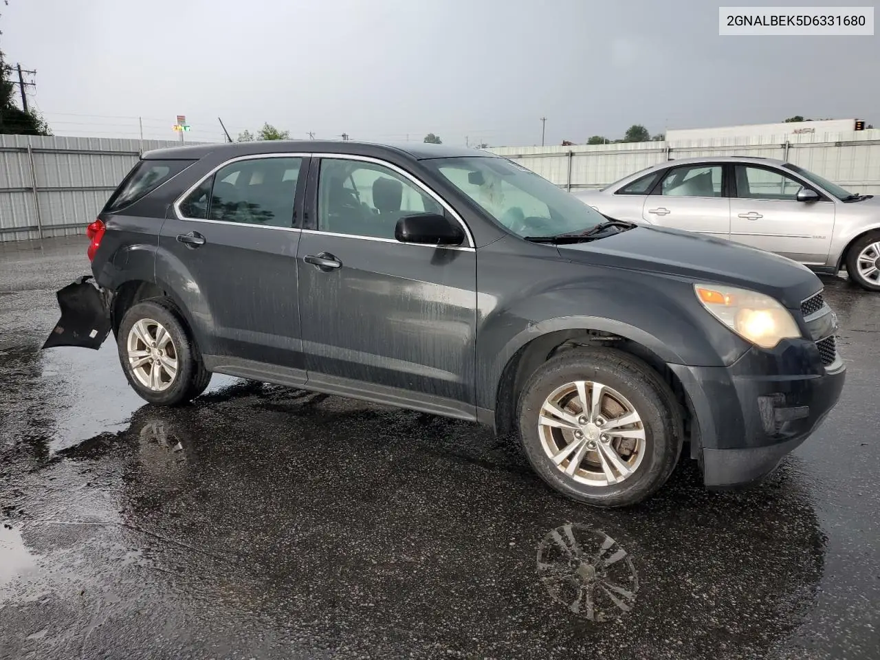 2013 Chevrolet Equinox Ls VIN: 2GNALBEK5D6331680 Lot: 57102025