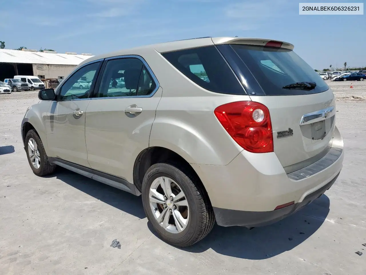 2013 Chevrolet Equinox Ls VIN: 2GNALBEK6D6326231 Lot: 57263335