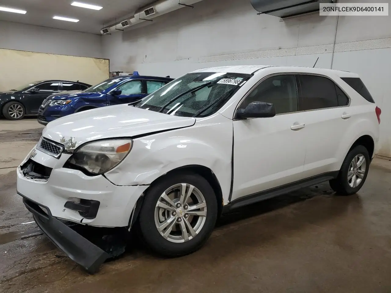 2013 Chevrolet Equinox Ls VIN: 2GNFLCEK9D6400141 Lot: 58967985