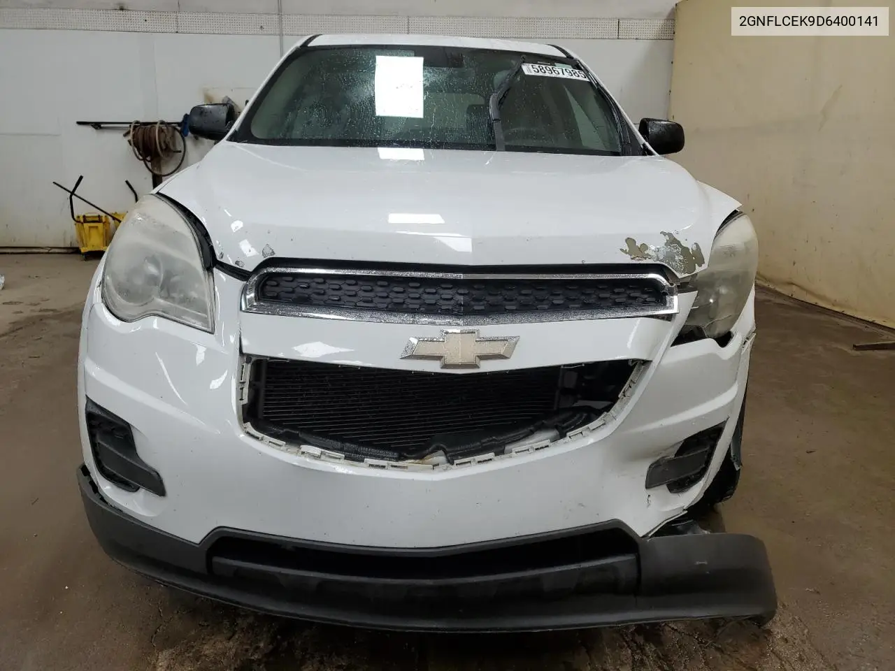 2013 Chevrolet Equinox Ls VIN: 2GNFLCEK9D6400141 Lot: 58967985
