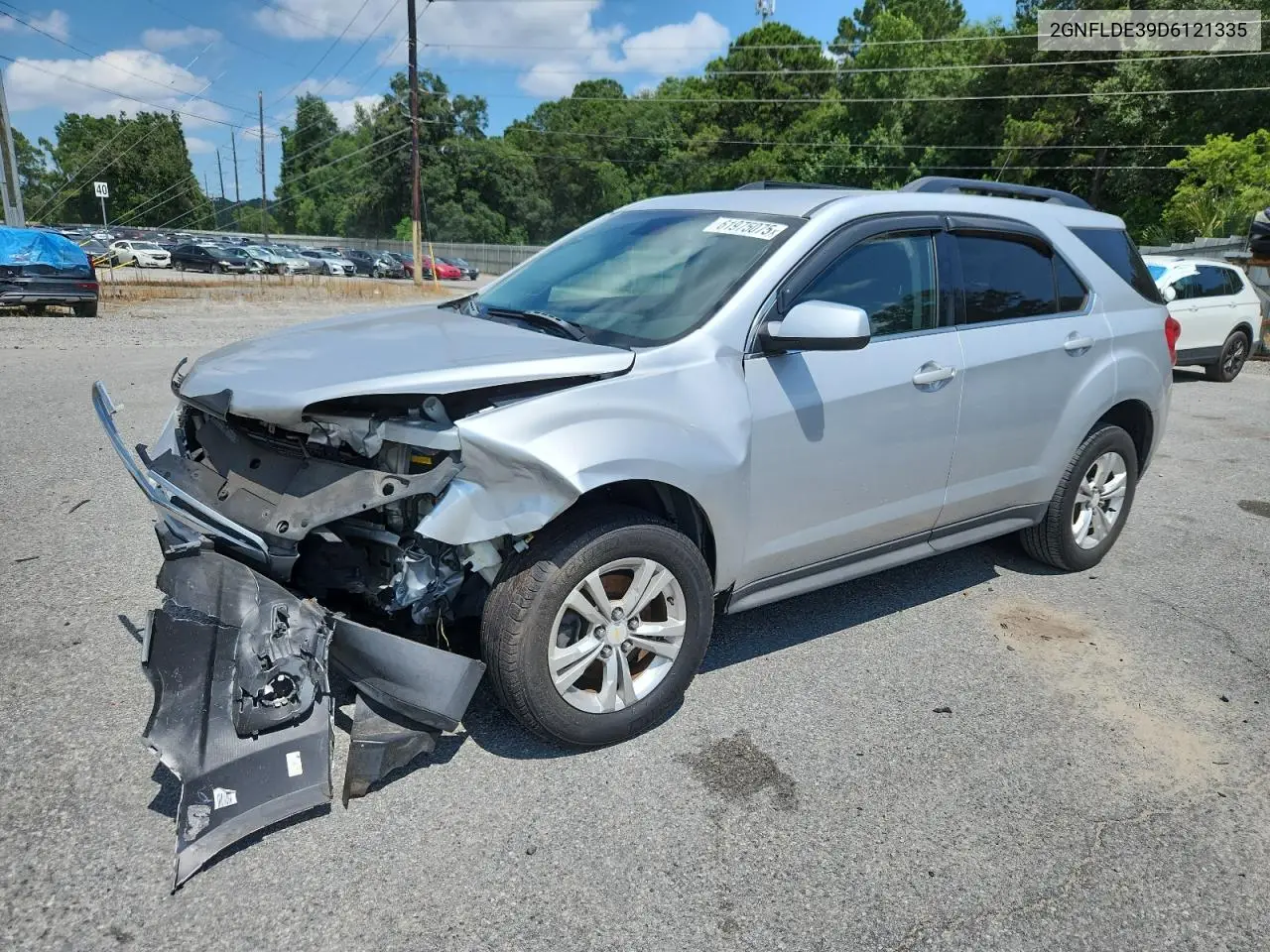 2013 Chevrolet Equinox Lt VIN: 2GNFLDE39D6121335 Lot: 61975075