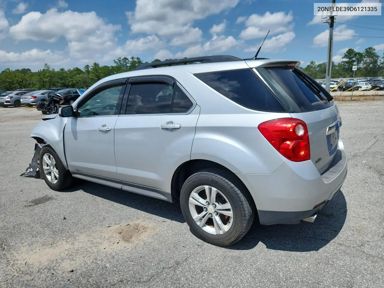 2013 Chevrolet Equinox Lt VIN: 2GNFLDE39D6121335 Lot: 61975075
