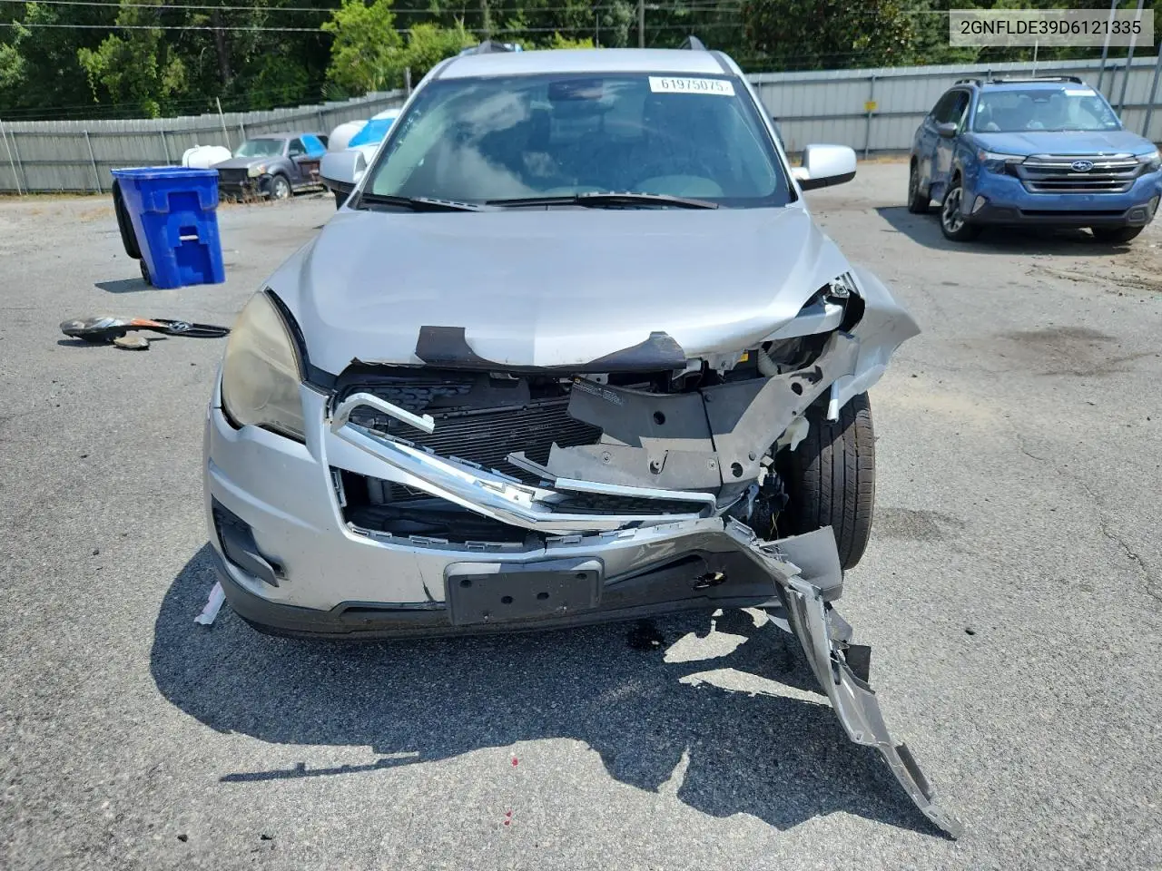 2013 Chevrolet Equinox Lt VIN: 2GNFLDE39D6121335 Lot: 61975075