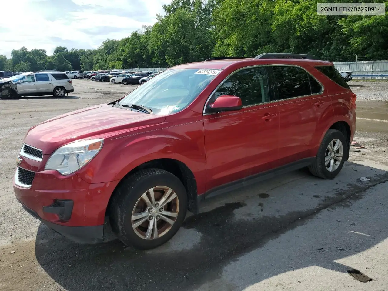 2013 Chevrolet Equinox Lt VIN: 2GNFLEEK7D6290914 Lot: 62320275