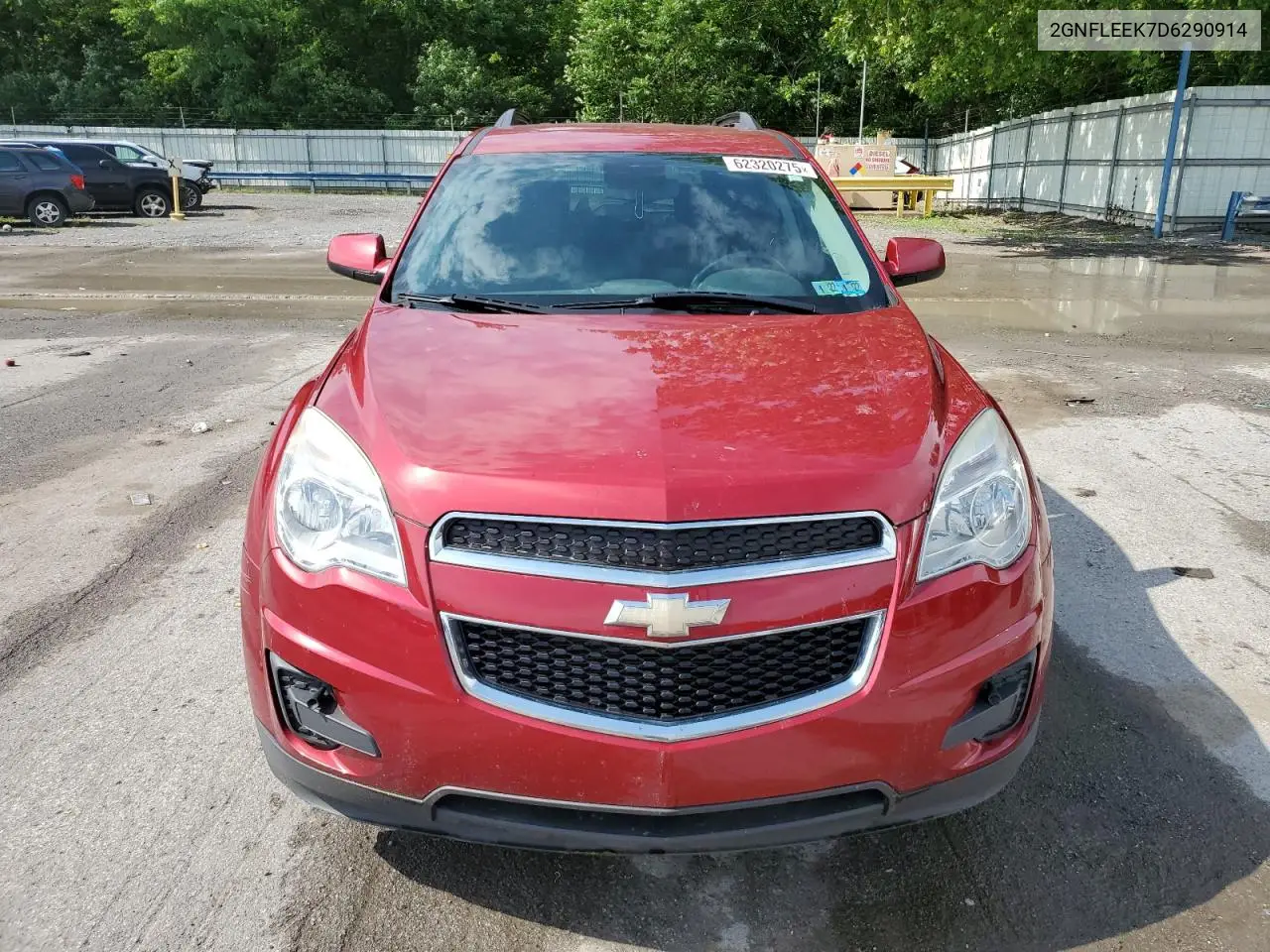 2013 Chevrolet Equinox Lt VIN: 2GNFLEEK7D6290914 Lot: 62320275
