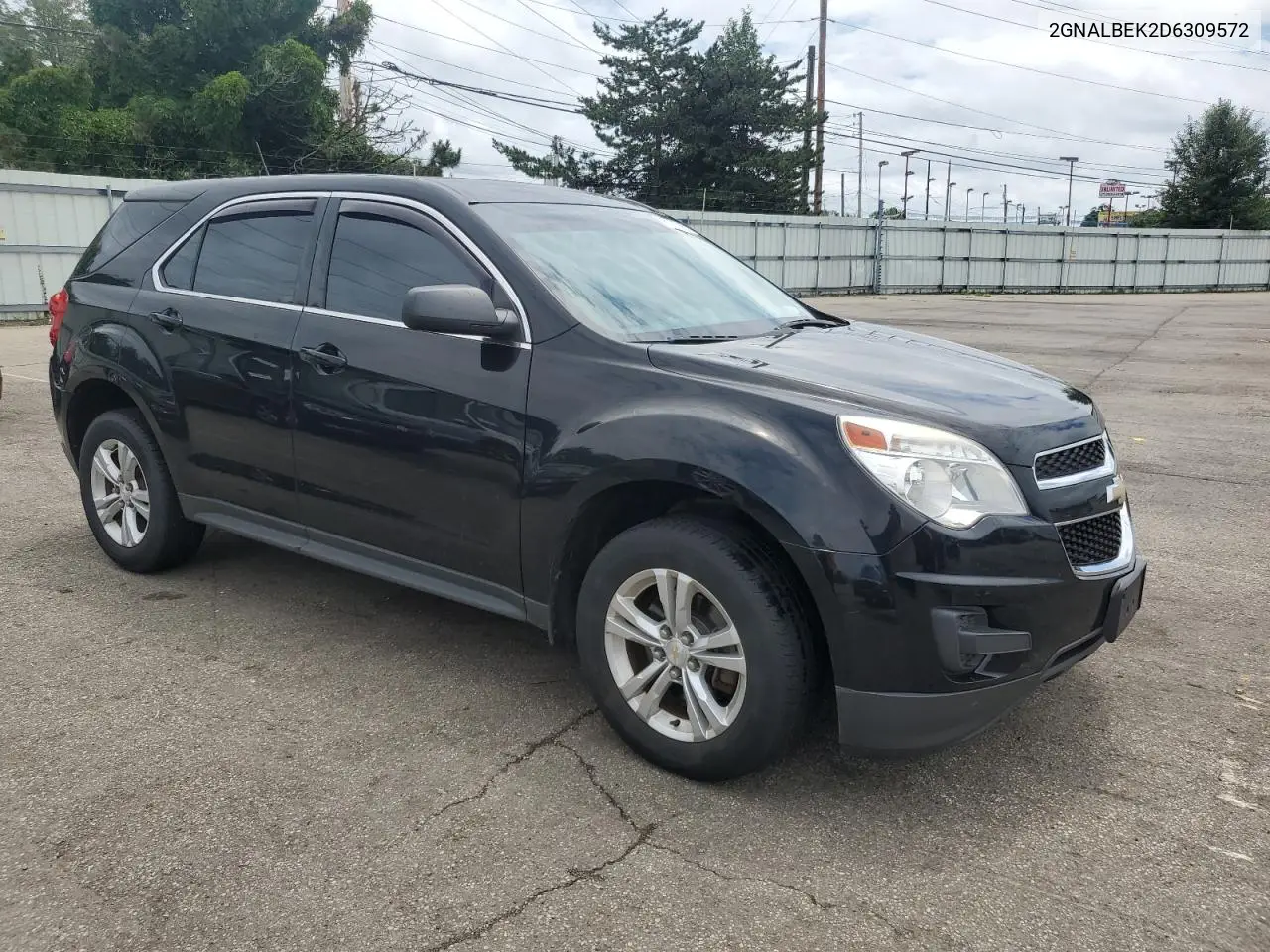 2013 Chevrolet Equinox Ls VIN: 2GNALBEK2D6309572 Lot: 62880515