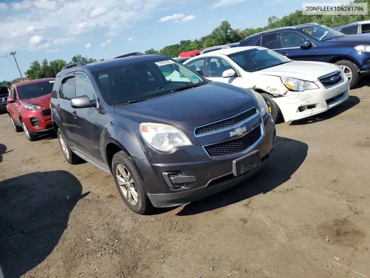 2013 Chevrolet Equinox Lt VIN: 2GNFLEEK1D6281786 Lot: 62882885
