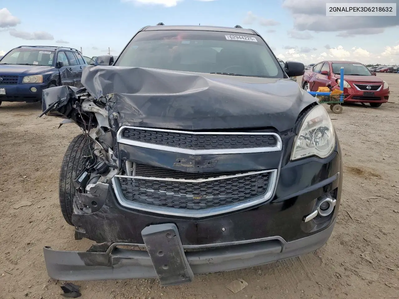 2013 Chevrolet Equinox Lt VIN: 2GNALPEK3D6218632 Lot: 62944225