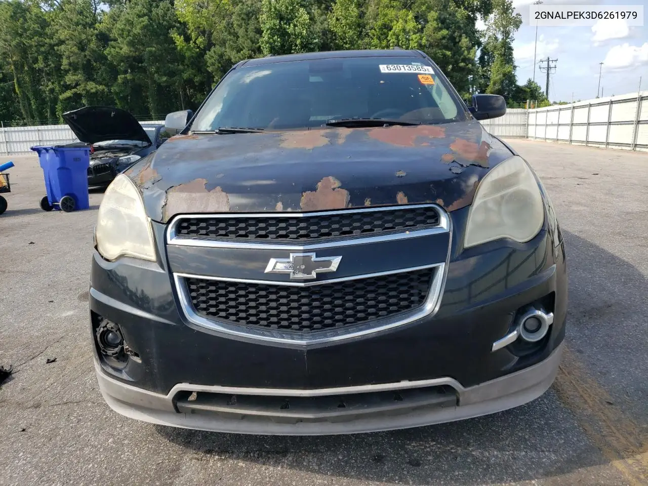 2013 Chevrolet Equinox Lt VIN: 2GNALPEK3D6261979 Lot: 63013585