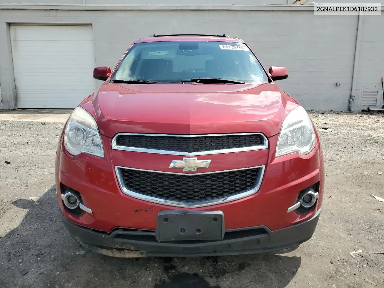 2013 Chevrolet Equinox Lt VIN: 2GNALPEK1D6187932 Lot: 63120765
