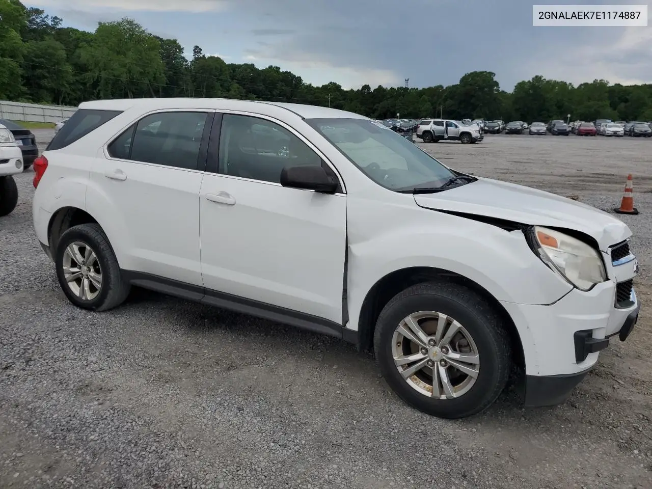 2014 Chevrolet Equinox Ls VIN: 2GNALAEK7E1174887 Lot: 56493075