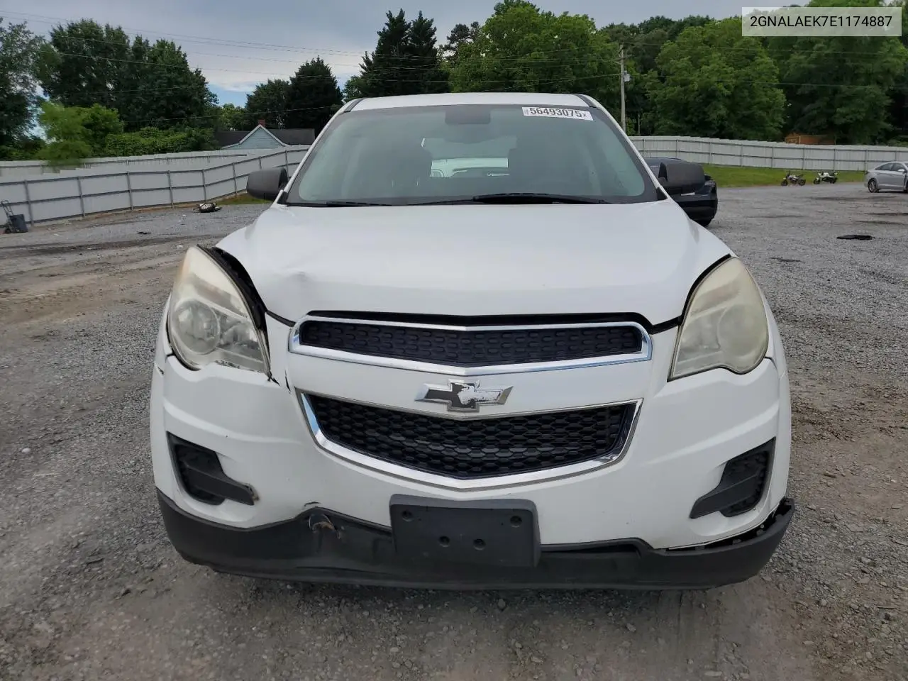 2014 Chevrolet Equinox Ls VIN: 2GNALAEK7E1174887 Lot: 56493075