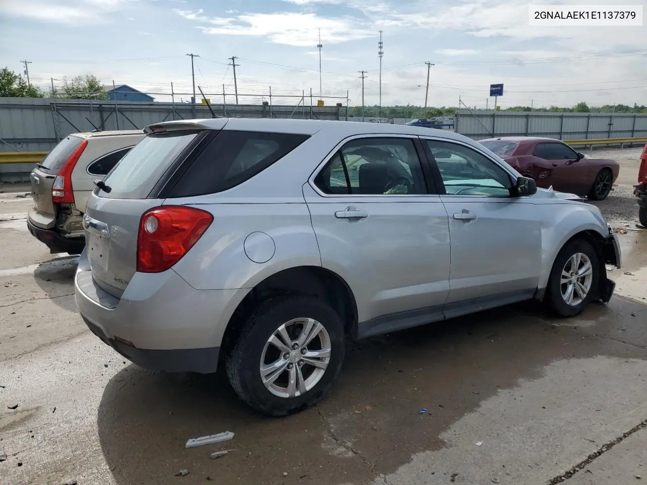 2014 Chevrolet Equinox Ls VIN: 2GNALAEK1E1137379 Lot: 56777045