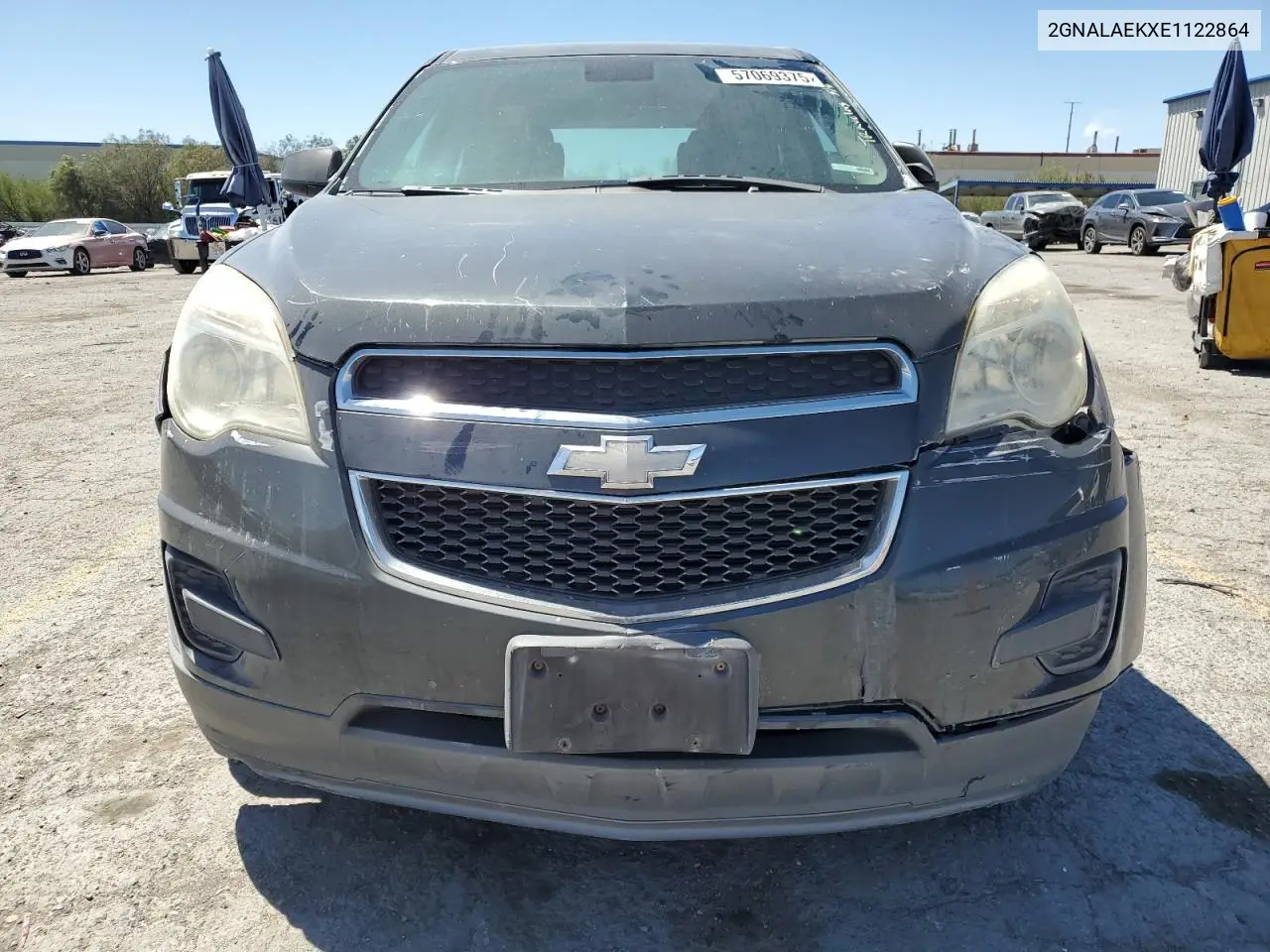2014 Chevrolet Equinox Ls VIN: 2GNALAEKXE1122864 Lot: 57069375