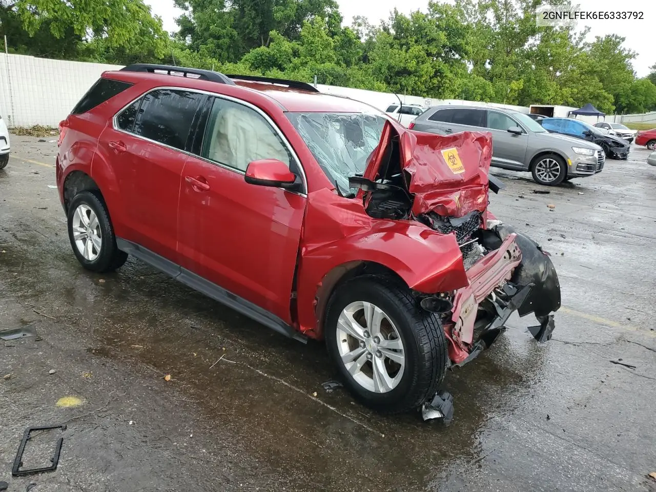 2014 Chevrolet Equinox Lt VIN: 2GNFLFEK6E6333792 Lot: 62747985