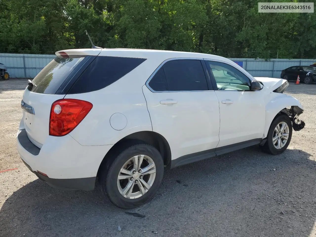 2014 Chevrolet Equinox Ls VIN: 2GNALAEK3E6343516 Lot: 62922095