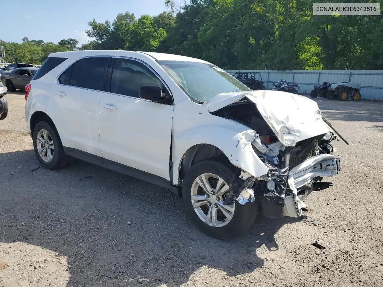 2014 Chevrolet Equinox Ls VIN: 2GNALAEK3E6343516 Lot: 62922095
