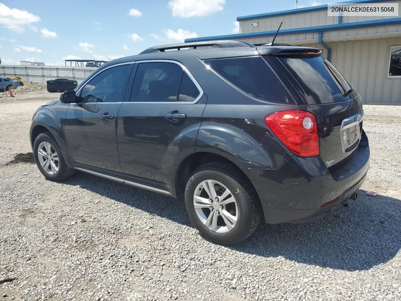 2014 Chevrolet Equinox Lt VIN: 2GNALCEK0E6315068 Lot: 63274035
