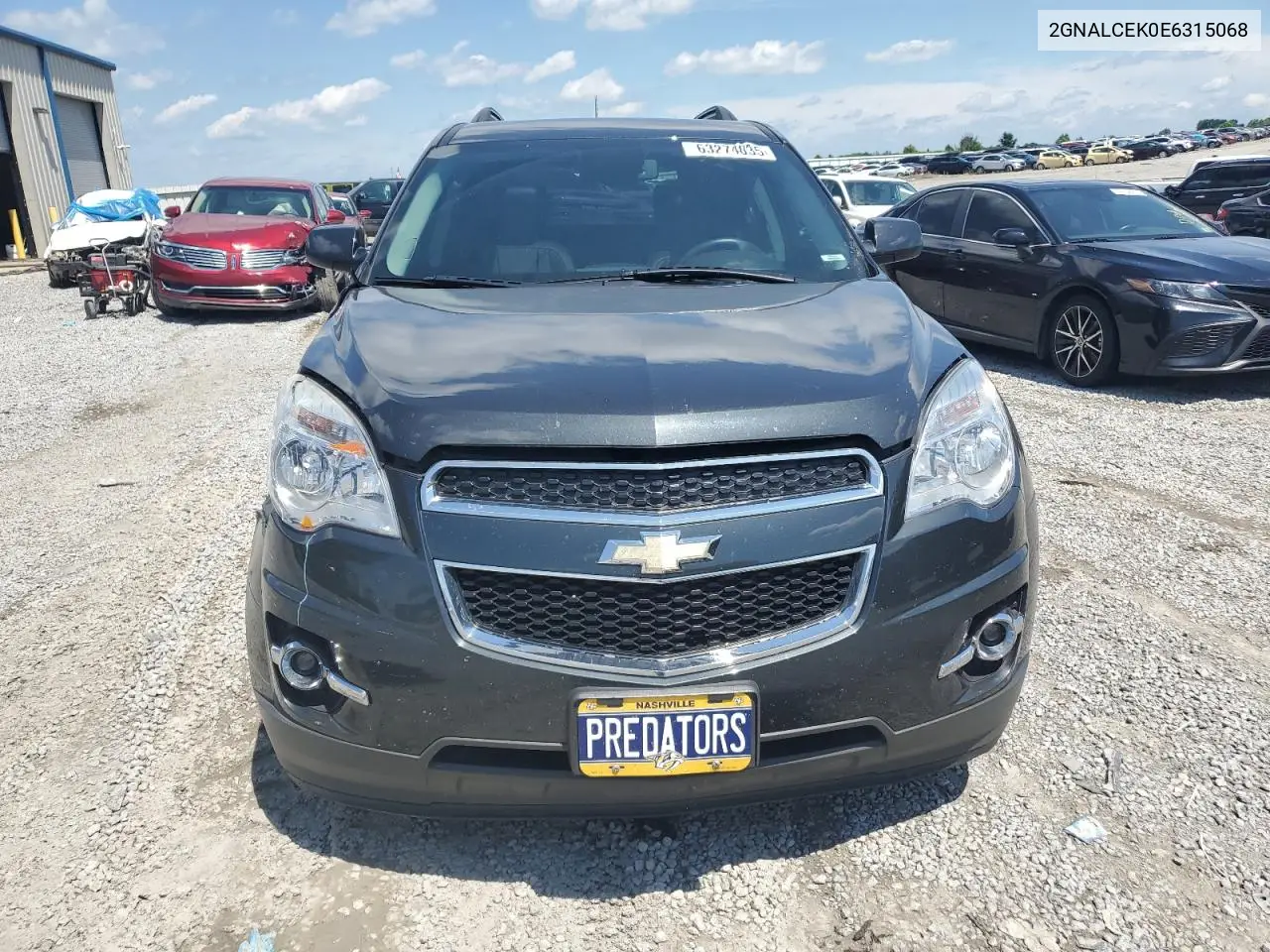 2014 Chevrolet Equinox Lt VIN: 2GNALCEK0E6315068 Lot: 63274035