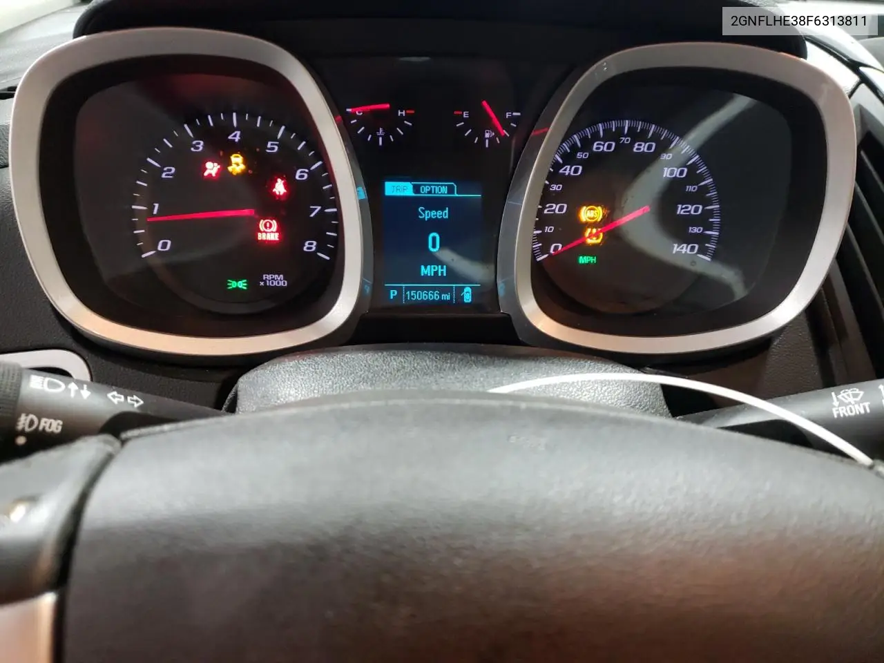 2015 Chevrolet Equinox Ltz VIN: 2GNFLHE38F6313811 Lot: 50126725