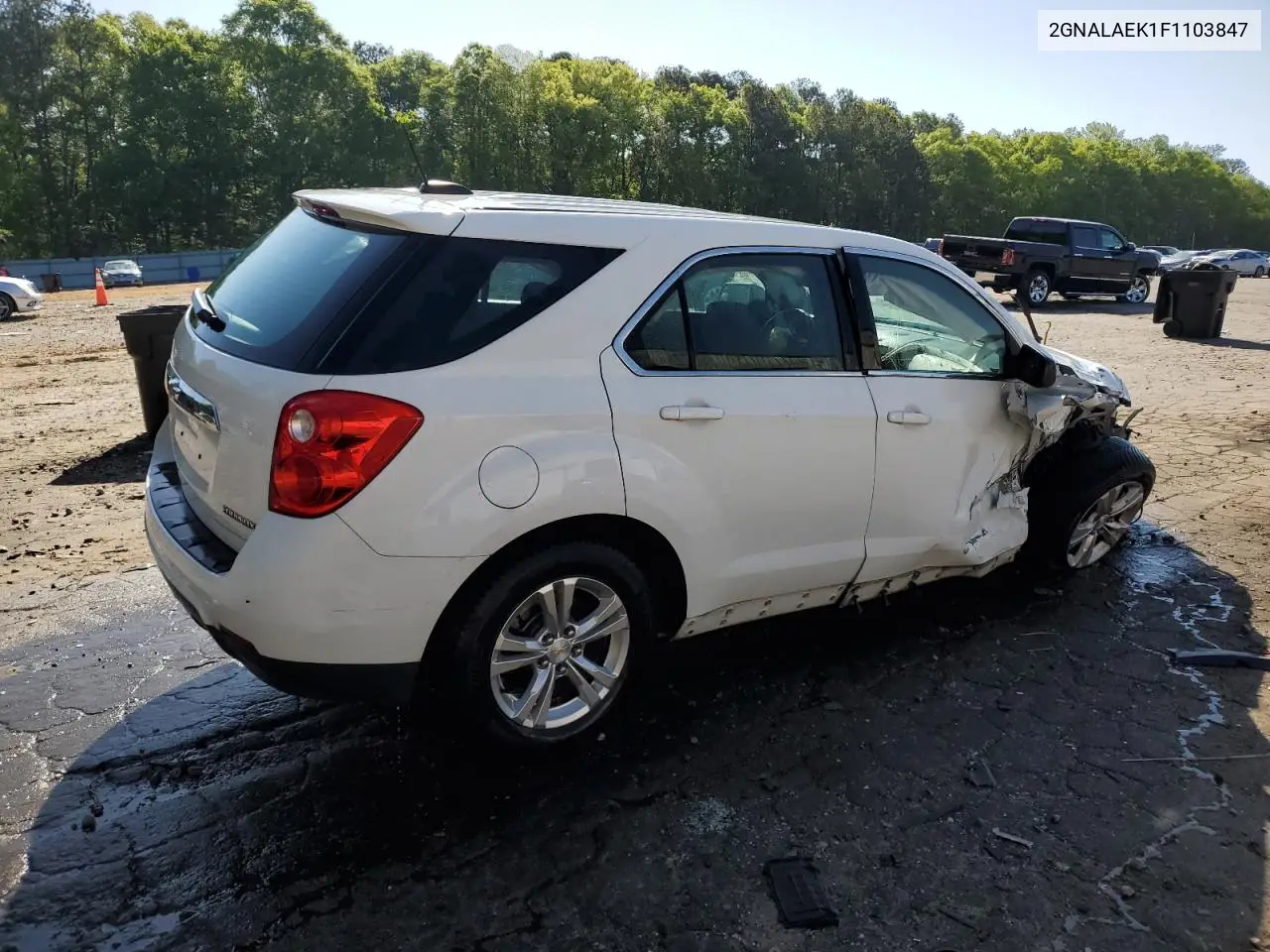 2015 Chevrolet Equinox Ls VIN: 2GNALAEK1F1103847 Lot: 52175795