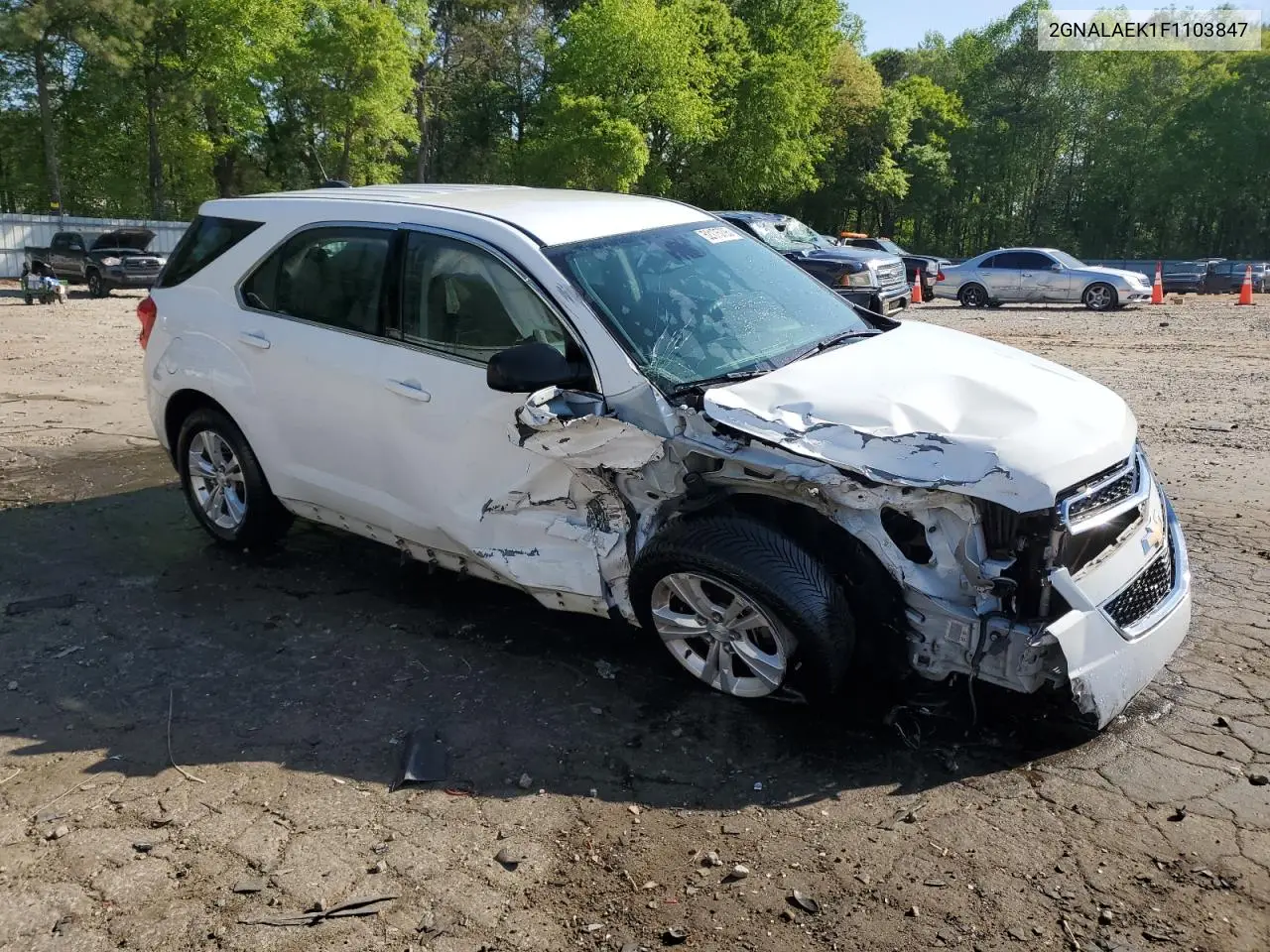 2015 Chevrolet Equinox Ls VIN: 2GNALAEK1F1103847 Lot: 52175795