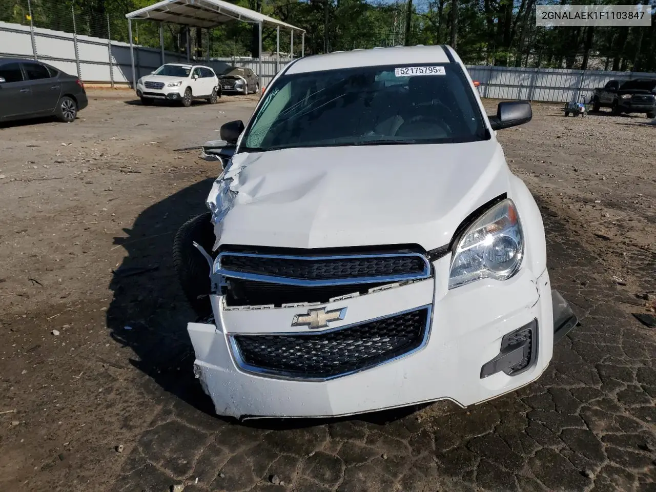 2015 Chevrolet Equinox Ls VIN: 2GNALAEK1F1103847 Lot: 52175795