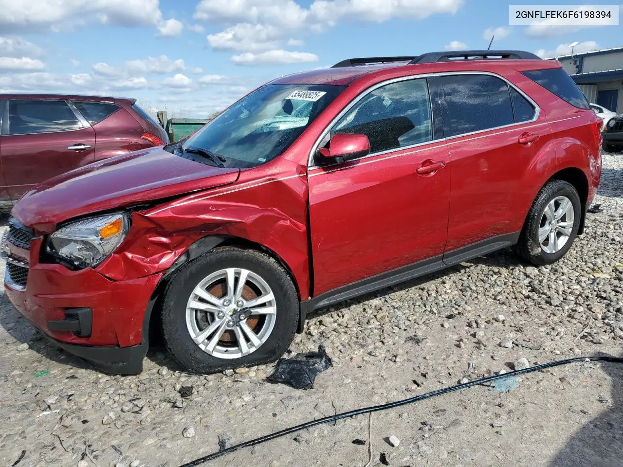 2015 Chevrolet Equinox Lt VIN: 2GNFLFEK6F6198394 Lot: 55489825