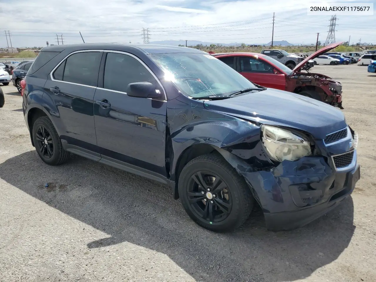 2015 Chevrolet Equinox Ls VIN: 2GNALAEKXF1175677 Lot: 56540055