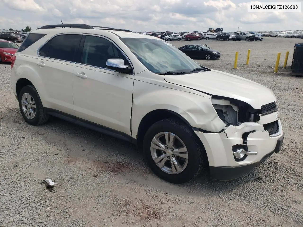 2015 Chevrolet Equinox Lt VIN: 1GNALCEK9FZ126683 Lot: 56646525