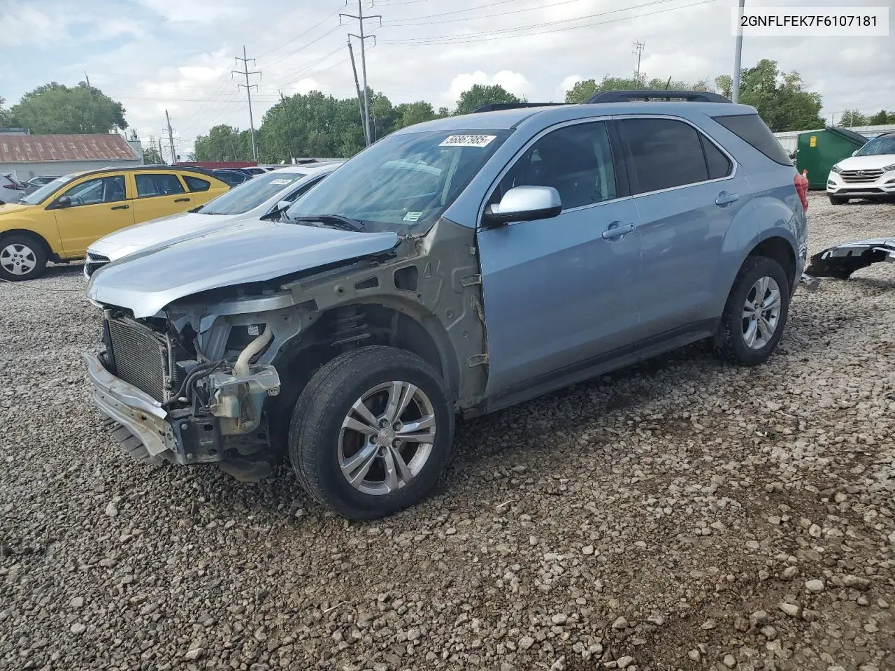 2015 Chevrolet Equinox Lt VIN: 2GNFLFEK7F6107181 Lot: 56867985